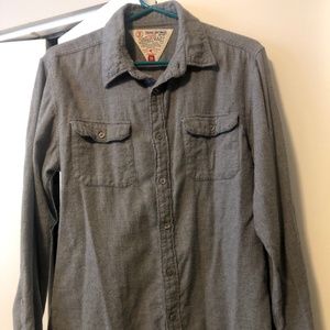 Original Jeffery Max Gray Flannel LS Medium